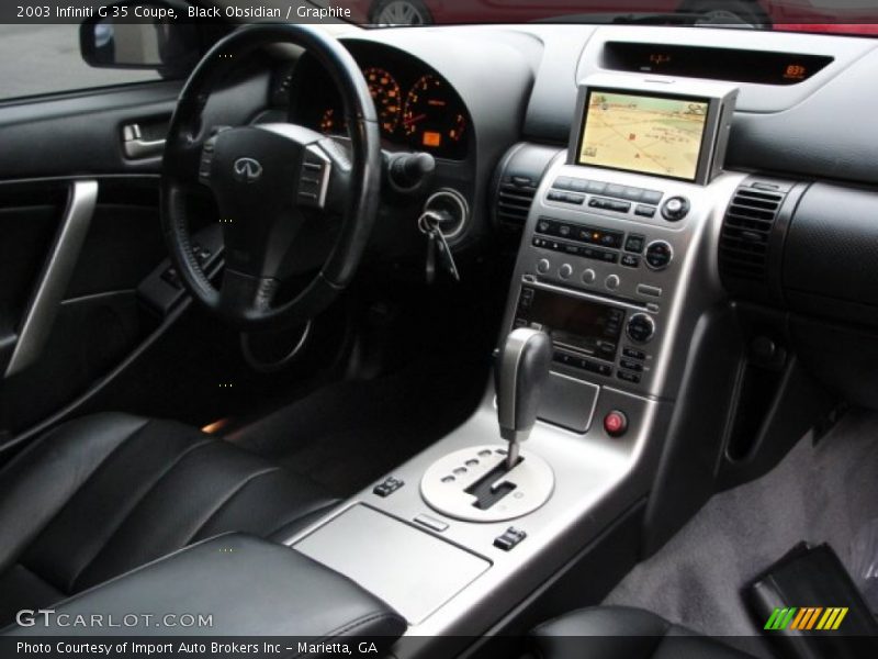 Black Obsidian / Graphite 2003 Infiniti G 35 Coupe