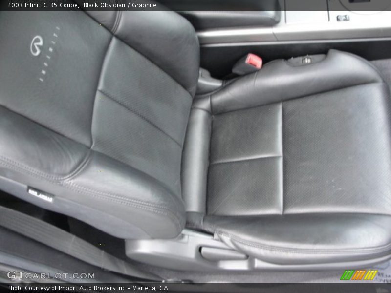 Black Obsidian / Graphite 2003 Infiniti G 35 Coupe