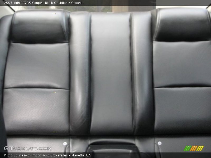 Black Obsidian / Graphite 2003 Infiniti G 35 Coupe
