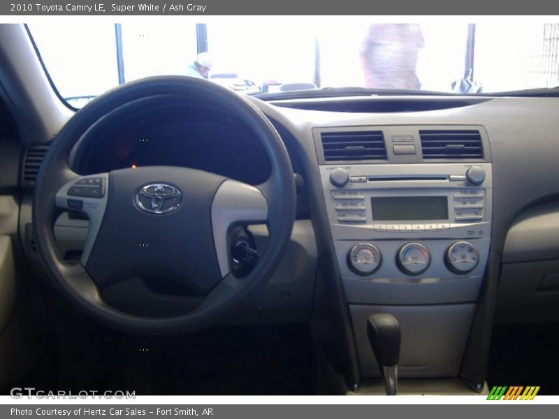 Super White / Ash Gray 2010 Toyota Camry LE