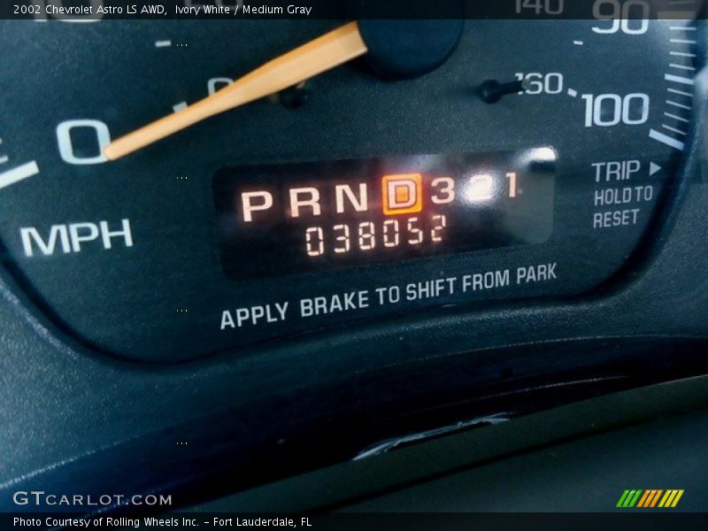 Ivory White / Medium Gray 2002 Chevrolet Astro LS AWD