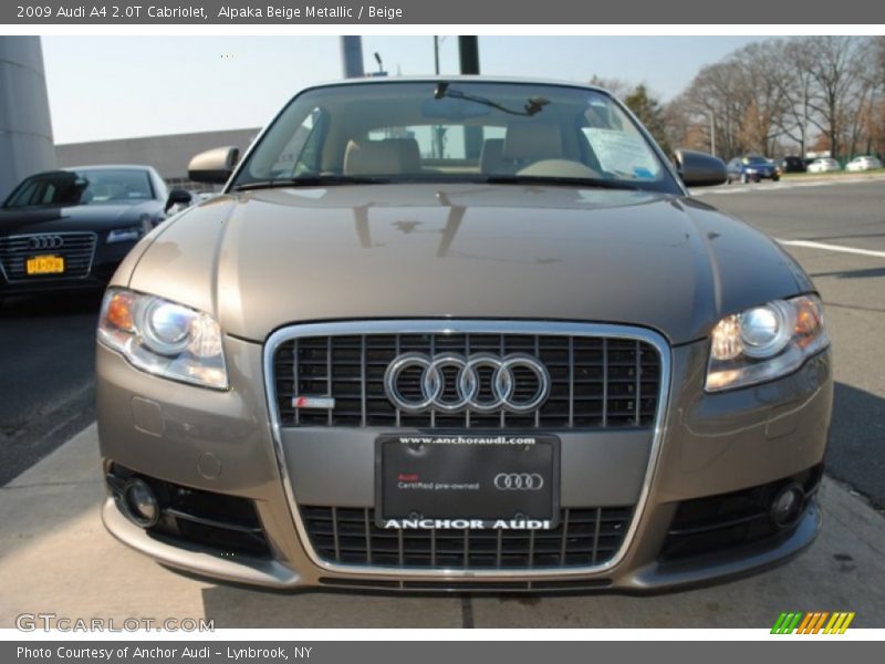 Alpaka Beige Metallic / Beige 2009 Audi A4 2.0T Cabriolet