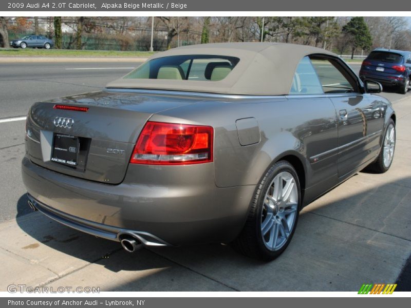Alpaka Beige Metallic / Beige 2009 Audi A4 2.0T Cabriolet