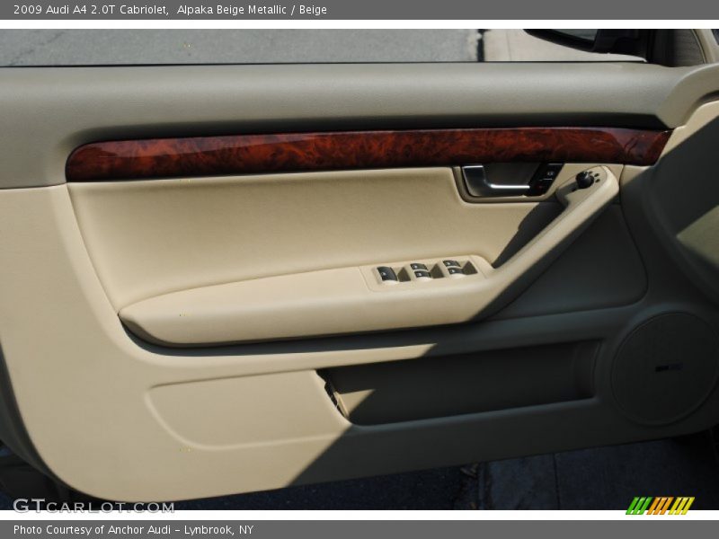 Alpaka Beige Metallic / Beige 2009 Audi A4 2.0T Cabriolet