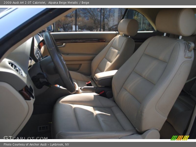 Alpaka Beige Metallic / Beige 2009 Audi A4 2.0T Cabriolet