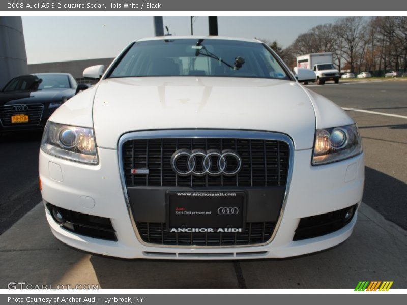 Ibis White / Black 2008 Audi A6 3.2 quattro Sedan