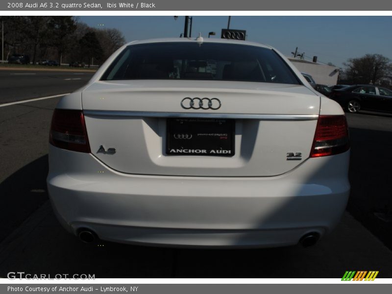 Ibis White / Black 2008 Audi A6 3.2 quattro Sedan