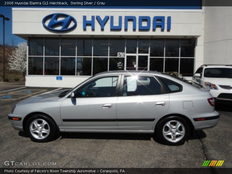 Sterling Silver / Gray 2006 Hyundai Elantra GLS Hatchback
