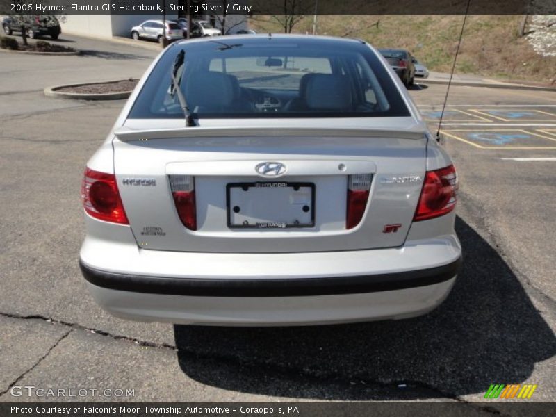Sterling Silver / Gray 2006 Hyundai Elantra GLS Hatchback