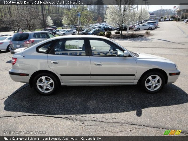 Sterling Silver / Gray 2006 Hyundai Elantra GLS Hatchback