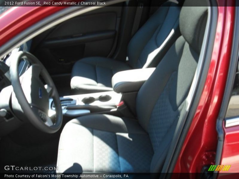 Red Candy Metallic / Charcoal Black 2012 Ford Fusion SE
