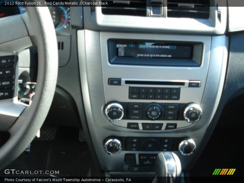 Red Candy Metallic / Charcoal Black 2012 Ford Fusion SE