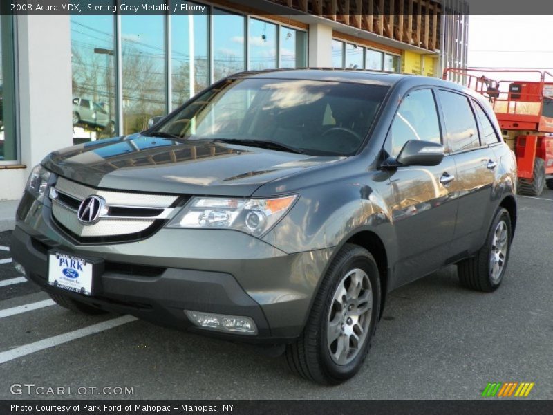 Sterling Gray Metallic / Ebony 2008 Acura MDX