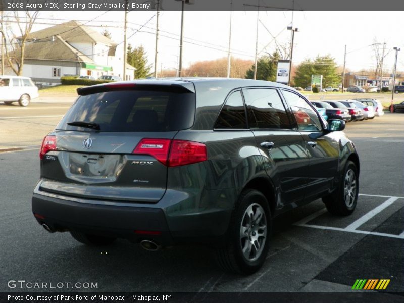 Sterling Gray Metallic / Ebony 2008 Acura MDX