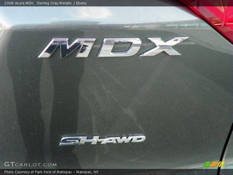 Sterling Gray Metallic / Ebony 2008 Acura MDX