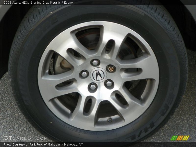 Sterling Gray Metallic / Ebony 2008 Acura MDX