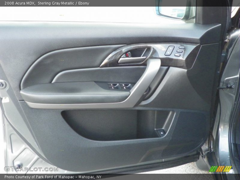 Sterling Gray Metallic / Ebony 2008 Acura MDX