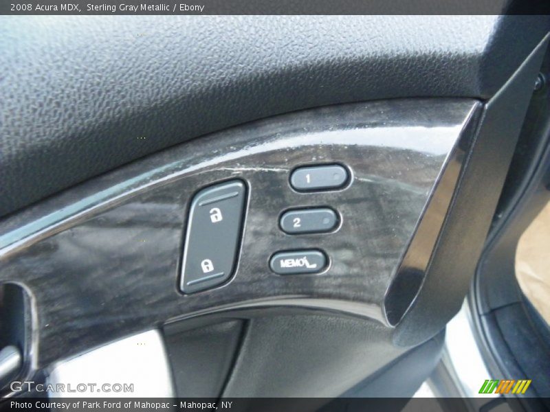Sterling Gray Metallic / Ebony 2008 Acura MDX