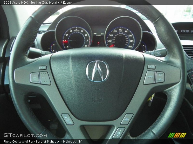 Sterling Gray Metallic / Ebony 2008 Acura MDX