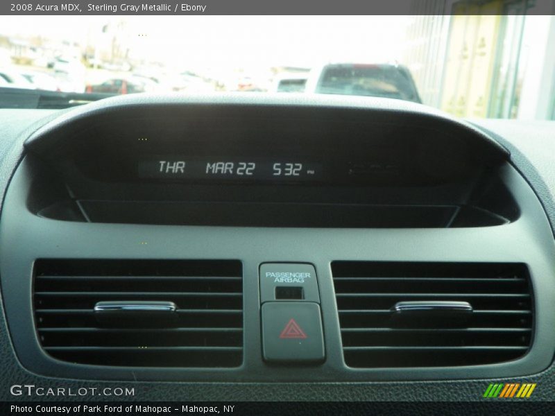 Sterling Gray Metallic / Ebony 2008 Acura MDX