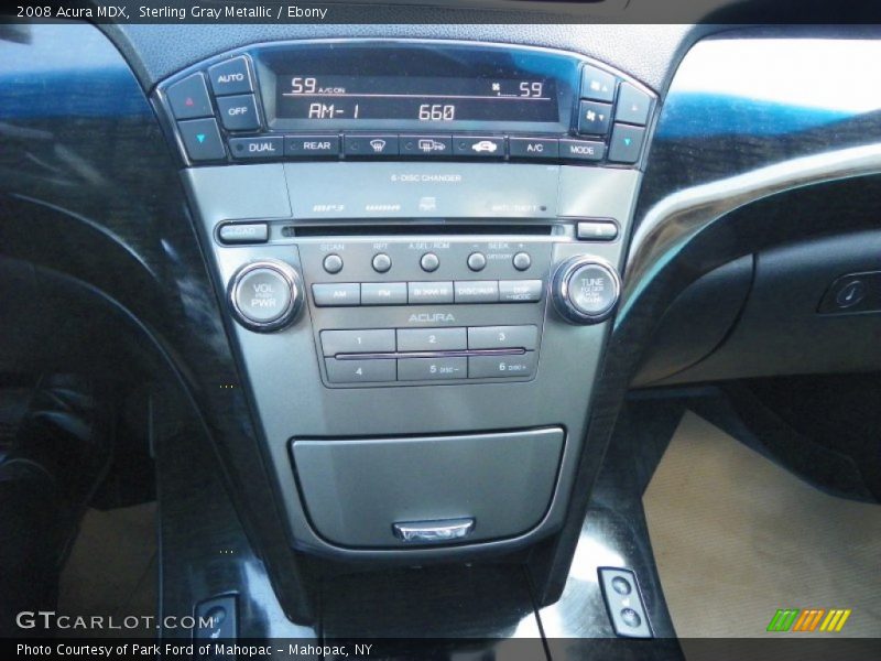 Sterling Gray Metallic / Ebony 2008 Acura MDX