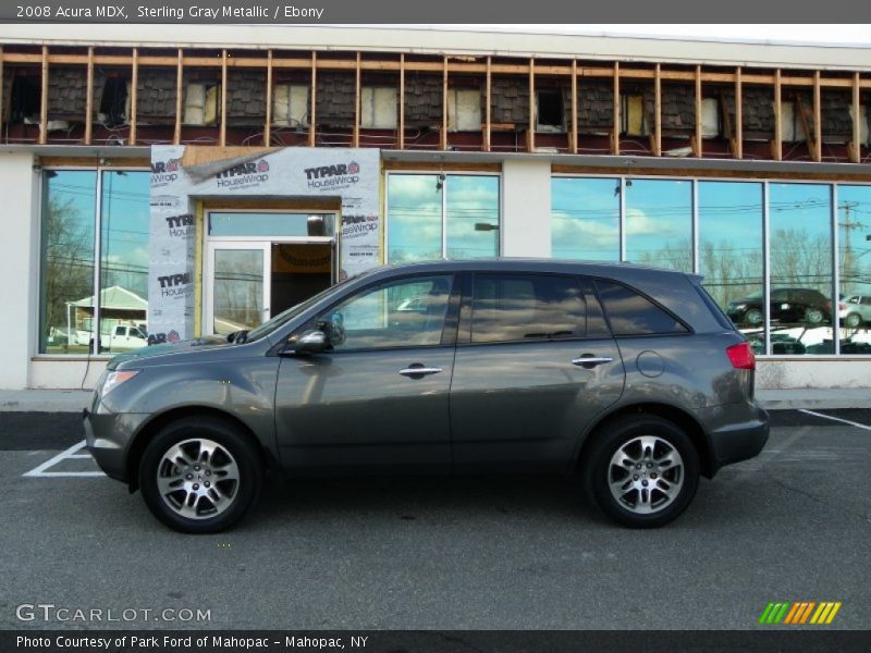Sterling Gray Metallic / Ebony 2008 Acura MDX