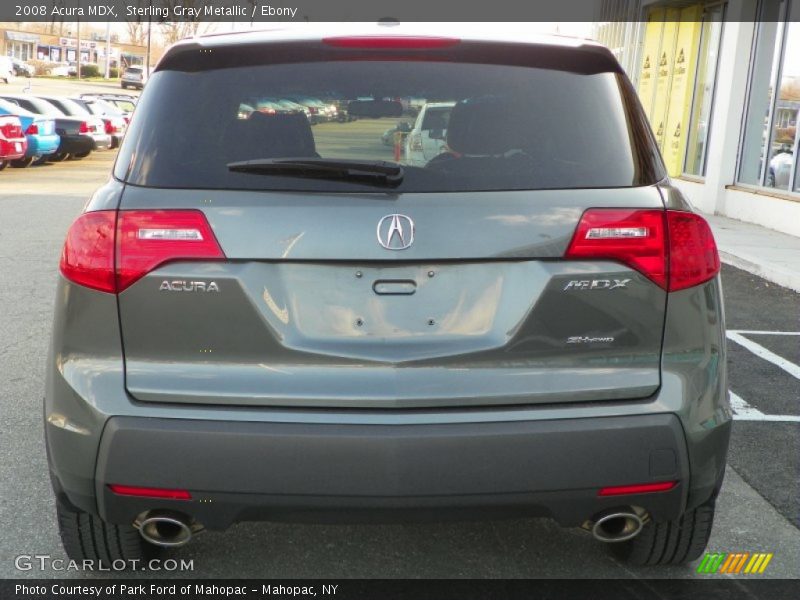 Sterling Gray Metallic / Ebony 2008 Acura MDX