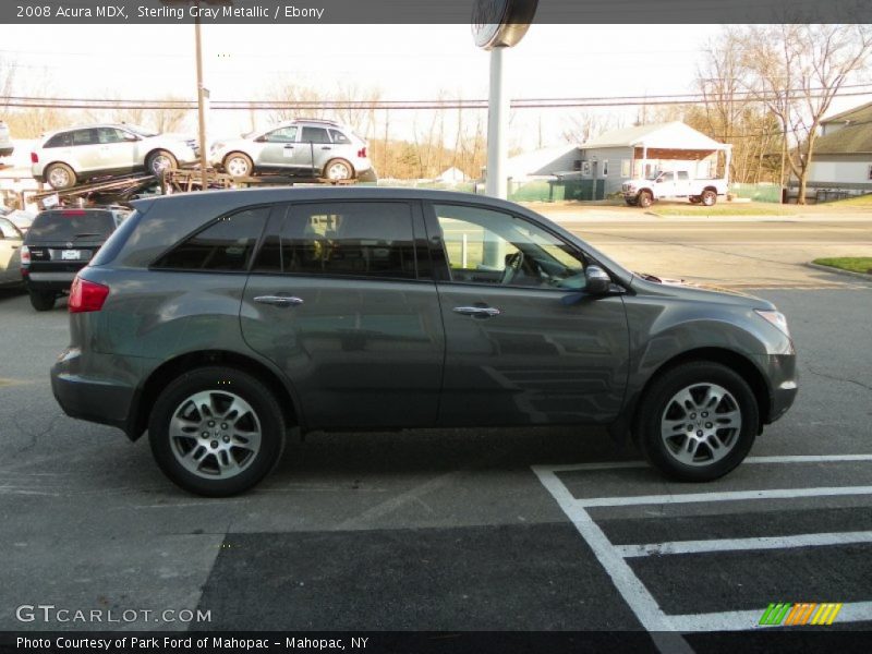 Sterling Gray Metallic / Ebony 2008 Acura MDX