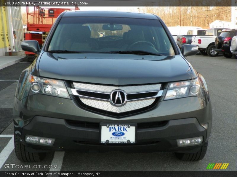 Sterling Gray Metallic / Ebony 2008 Acura MDX