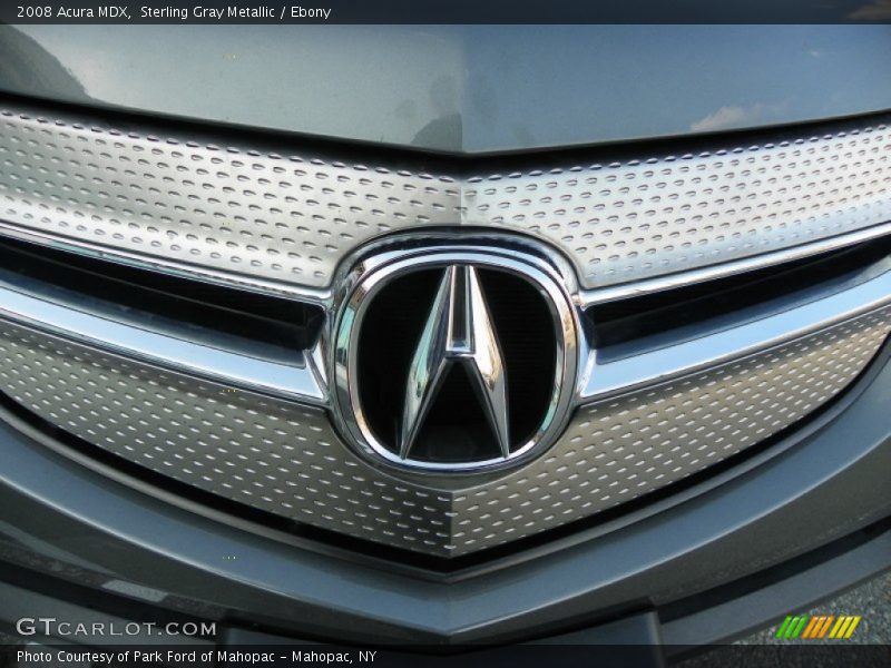 Sterling Gray Metallic / Ebony 2008 Acura MDX