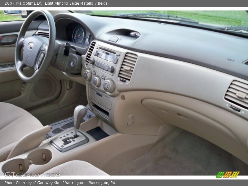 Light Almond Beige Metallic / Beige 2007 Kia Optima LX
