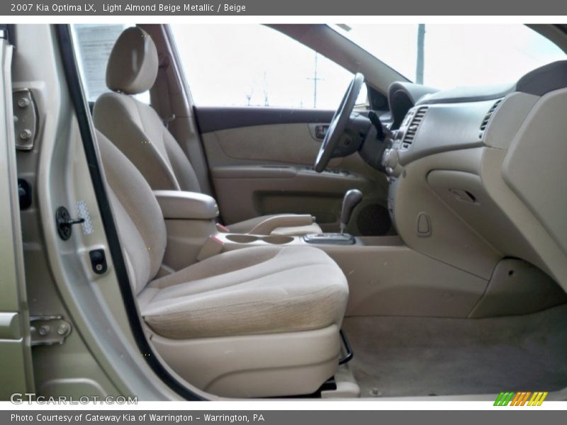 Light Almond Beige Metallic / Beige 2007 Kia Optima LX