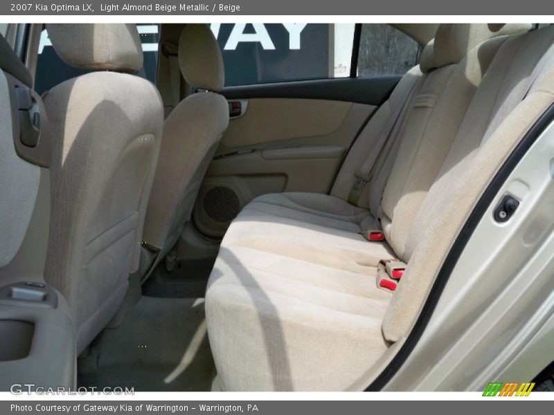 Light Almond Beige Metallic / Beige 2007 Kia Optima LX