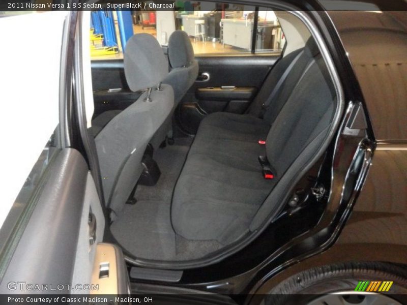 Super Black / Charcoal 2011 Nissan Versa 1.8 S Sedan