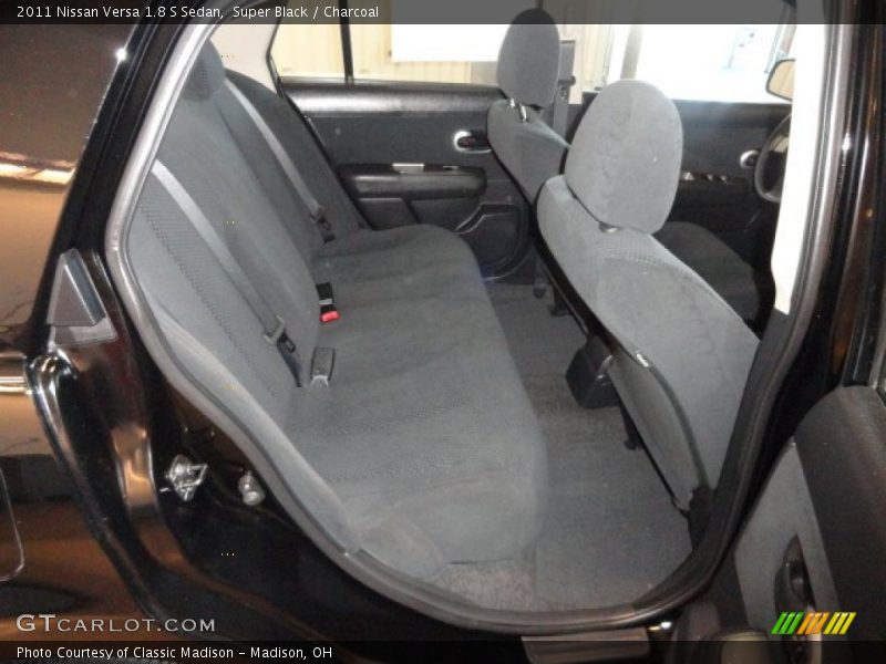 Super Black / Charcoal 2011 Nissan Versa 1.8 S Sedan