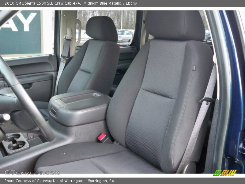 Midnight Blue Metallic / Ebony 2010 GMC Sierra 1500 SLE Crew Cab 4x4
