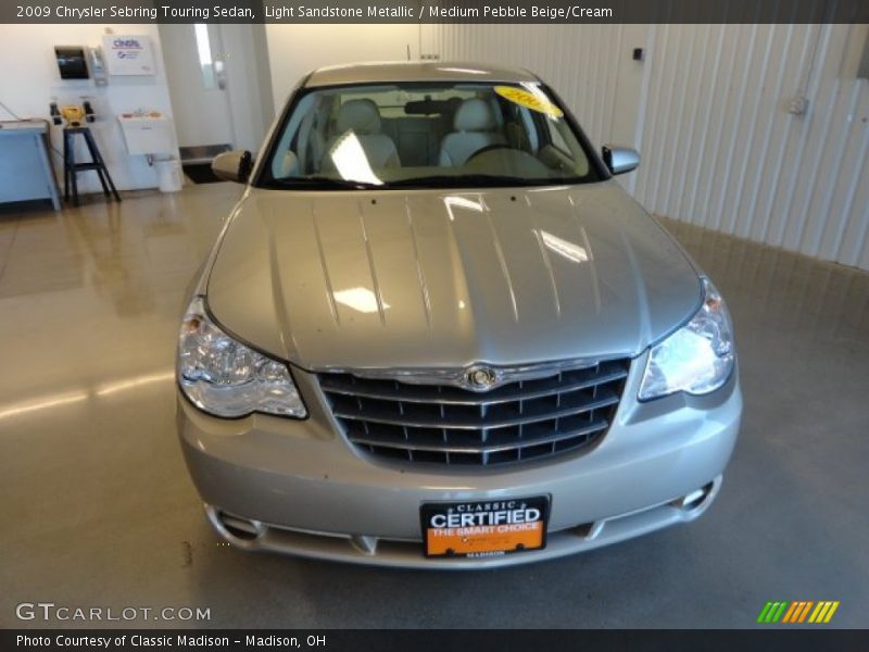 Light Sandstone Metallic / Medium Pebble Beige/Cream 2009 Chrysler Sebring Touring Sedan