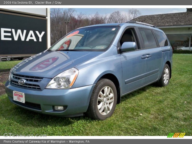 Glacier Blue / Gray 2009 Kia Sedona EX