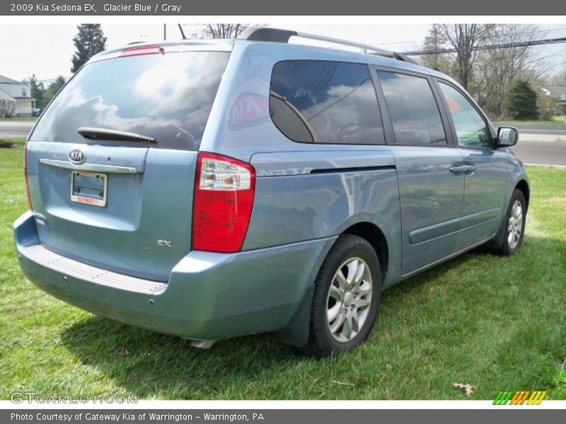 Glacier Blue / Gray 2009 Kia Sedona EX