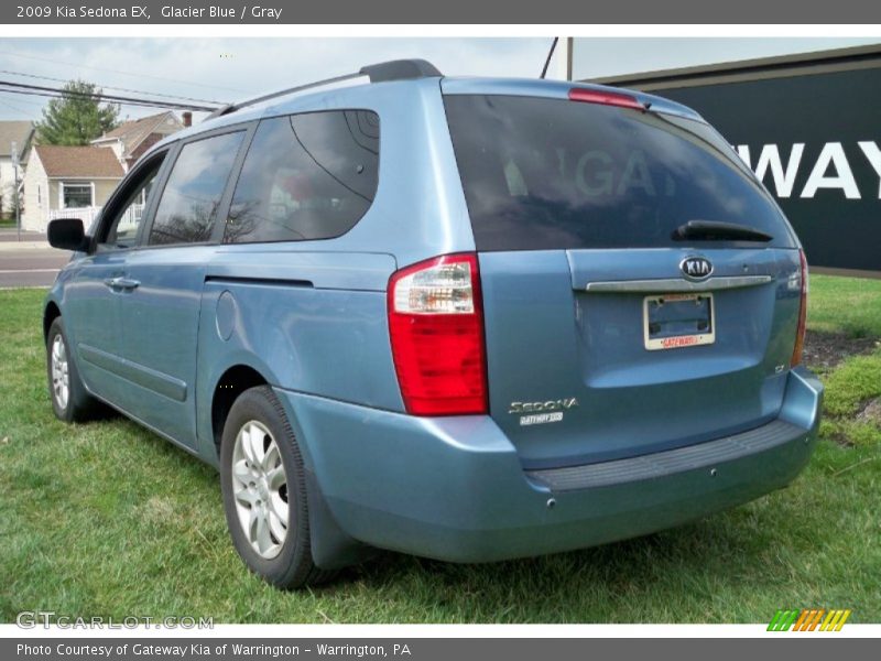 Glacier Blue / Gray 2009 Kia Sedona EX