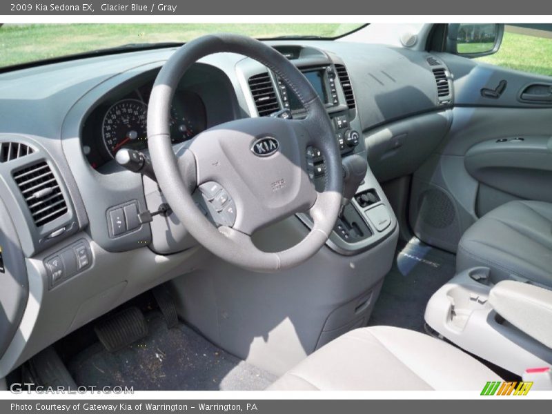 Glacier Blue / Gray 2009 Kia Sedona EX