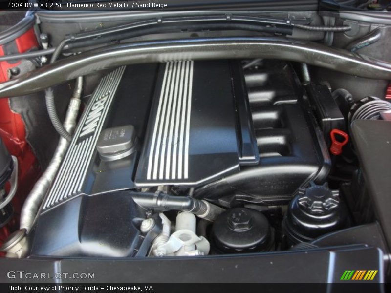 Flamenco Red Metallic / Sand Beige 2004 BMW X3 2.5i