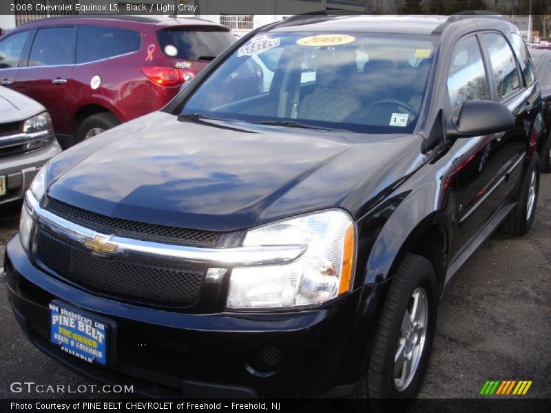 Black / Light Gray 2008 Chevrolet Equinox LS