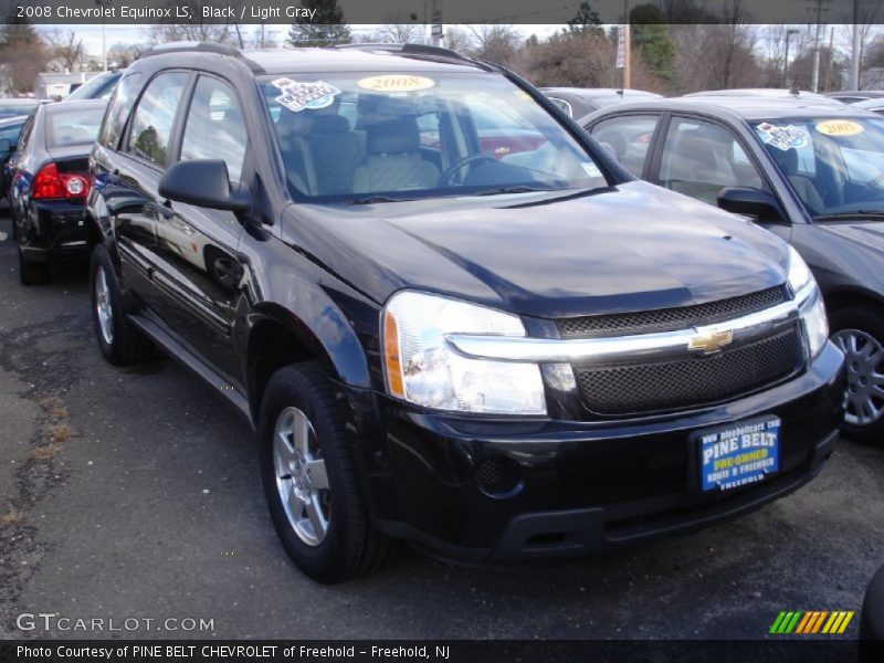 Black / Light Gray 2008 Chevrolet Equinox LS