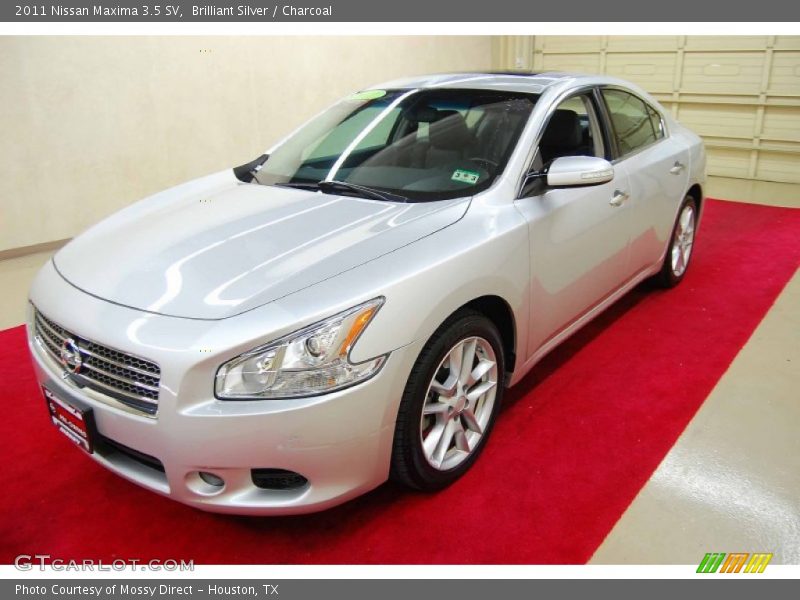 Brilliant Silver / Charcoal 2011 Nissan Maxima 3.5 SV