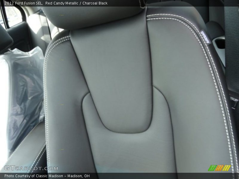 Red Candy Metallic / Charcoal Black 2012 Ford Fusion SEL