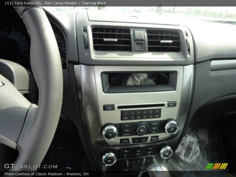 Red Candy Metallic / Charcoal Black 2012 Ford Fusion SEL