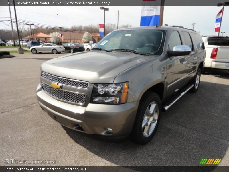 Graystone Metallic / Ebony 2012 Chevrolet Suburban LTZ 4x4