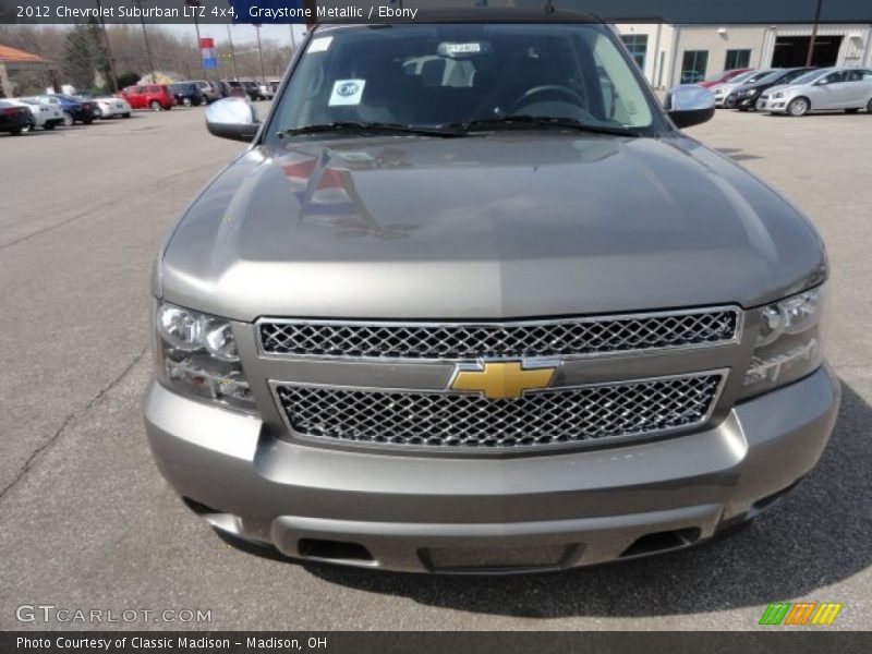 Graystone Metallic / Ebony 2012 Chevrolet Suburban LTZ 4x4