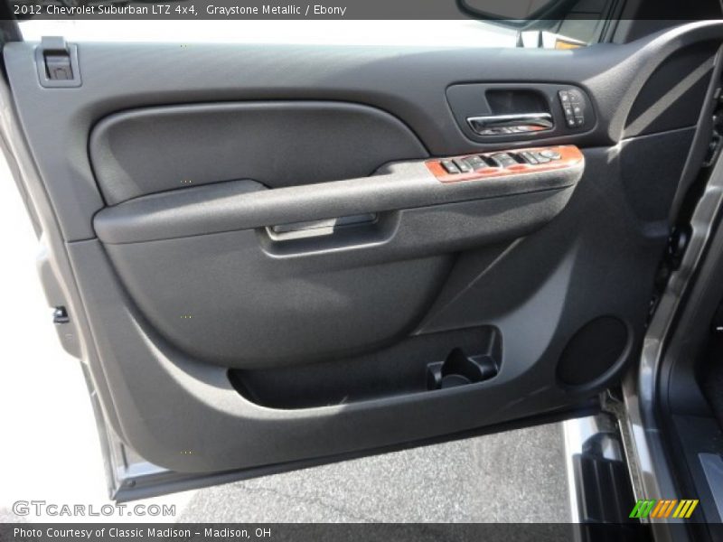 Graystone Metallic / Ebony 2012 Chevrolet Suburban LTZ 4x4